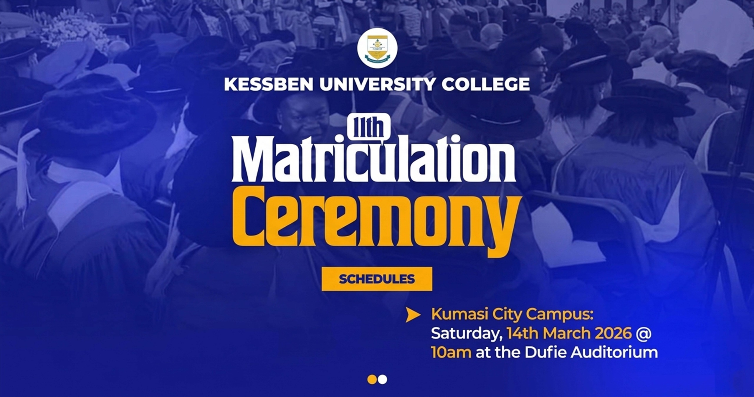 Read more about the article 11th Matriculation Ceremony
