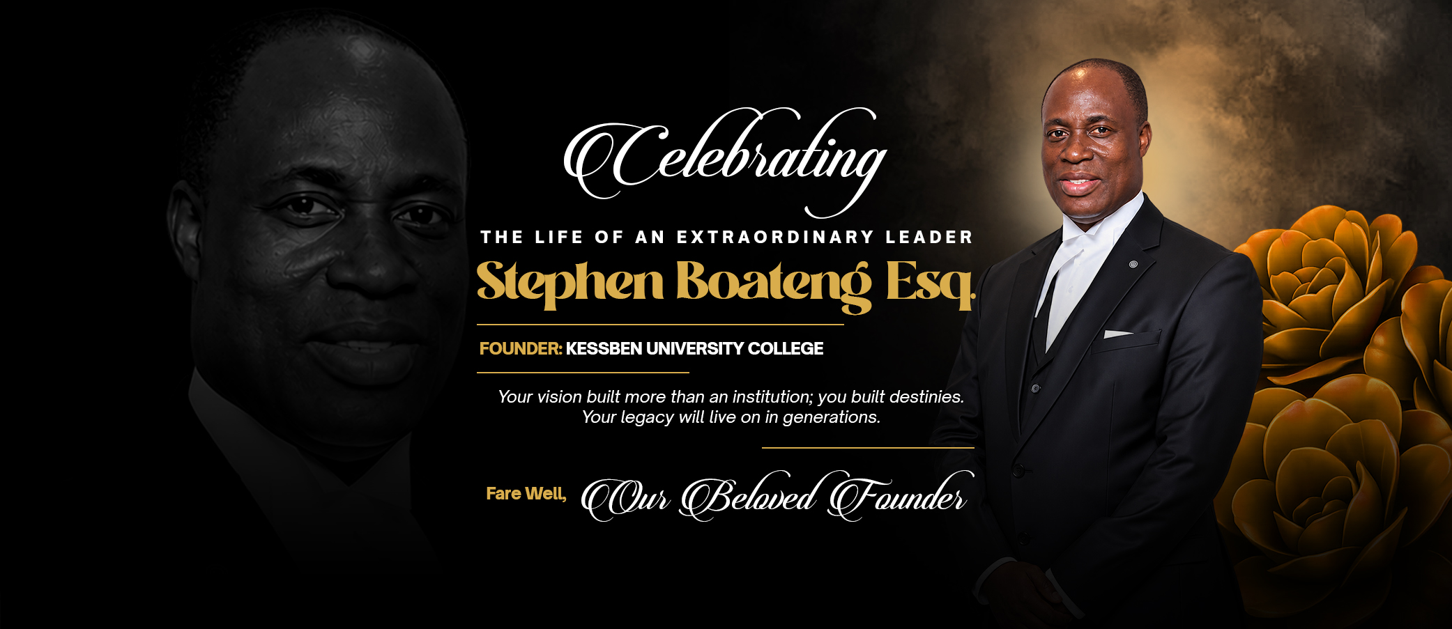 Kesseben Funeral Announcement Barner